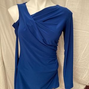 Cartise Royal Blue Long Sleeve Blouse - LAST DAY!